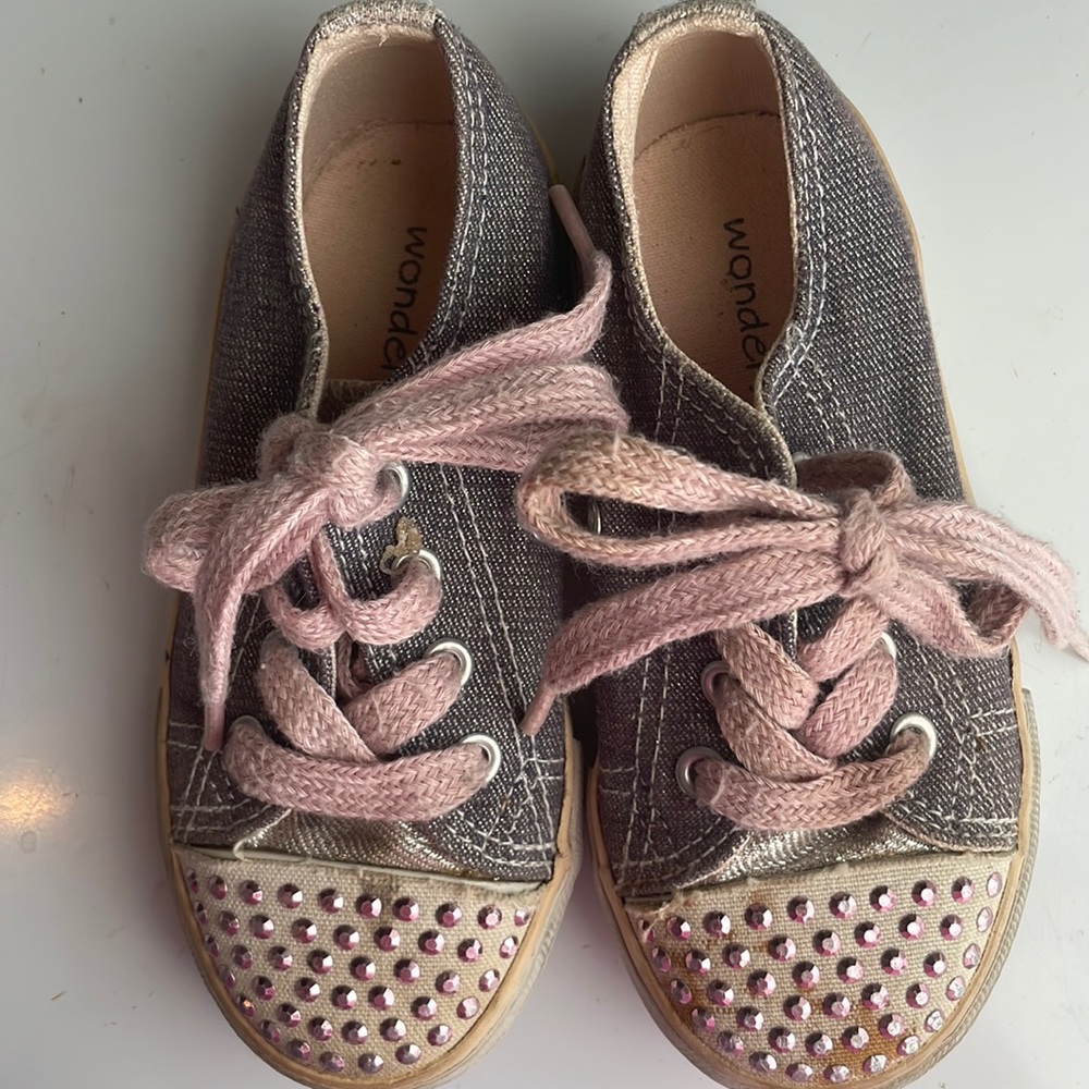 Wonderkids embellished sneakers rhinestones